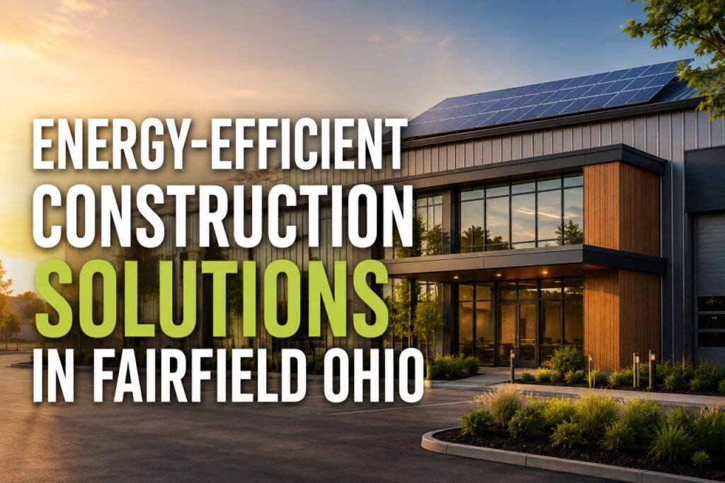 Energy-Efficient Construction Solutions in Fairfield Ohio